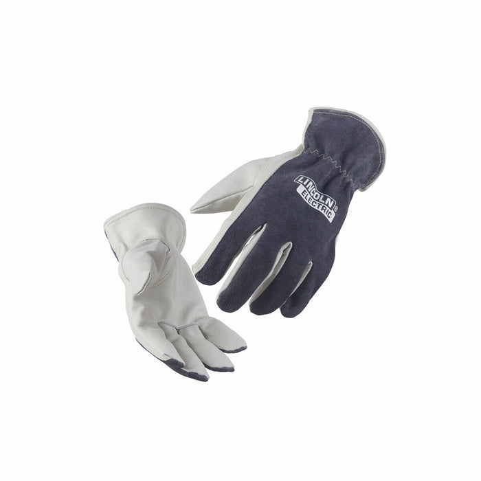 LINCOLN ELECTRIC - TRADITIONAL LEATHER GREY DRIVING GLOVES [XL] - K3769-XL