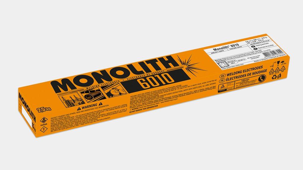 MONOLITH E6010 - AWS A5.1/SFA 5.1 - 5/32" (4.0MM) X 13 3/4" SMAW ELECTRODE [5KG]