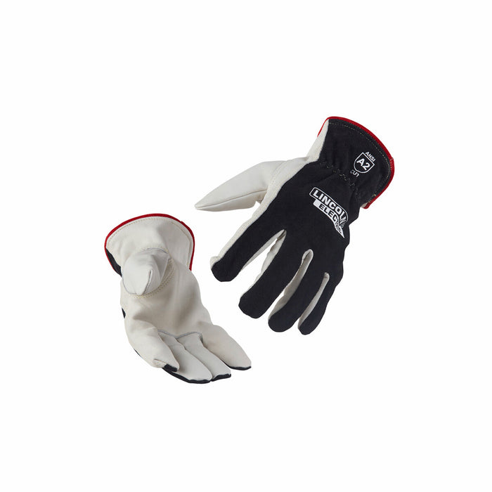 LINCOLN ELECTRIC - CUT RESISTANT A2 LEATHER DRIVERS GLOVES [M] - K3771-M