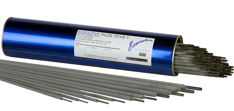EXECUTIVE PLUS 7018-1 - E7018-1 - AWS A5.1/SFA 5.1 - 3/32" (2.5MM) X 12" SMAW ELECTRODE [10LB]