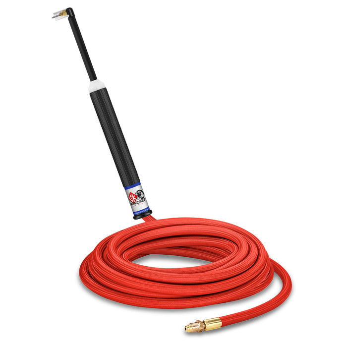 CK WORLDWIDE - 70 AMP MICRO TIG TORCH, GAS-COOLED WITH 25' SUPERFLEX CABLES - MR725SF