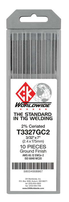 CK WORLDWIDE - TUNGSTEN 1/16" 2% CERIATED - T1169S20GC2