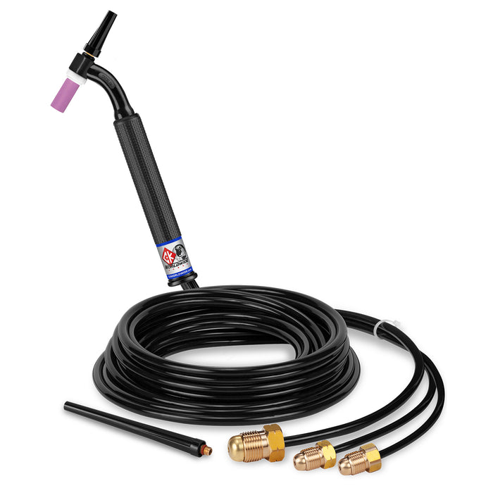CK WORLDWIDE - 300 AMP FLEX HEAD TIG TORCH, WATER-COOLED, 12.5' STANDARD CABLES - CK2312 FX
