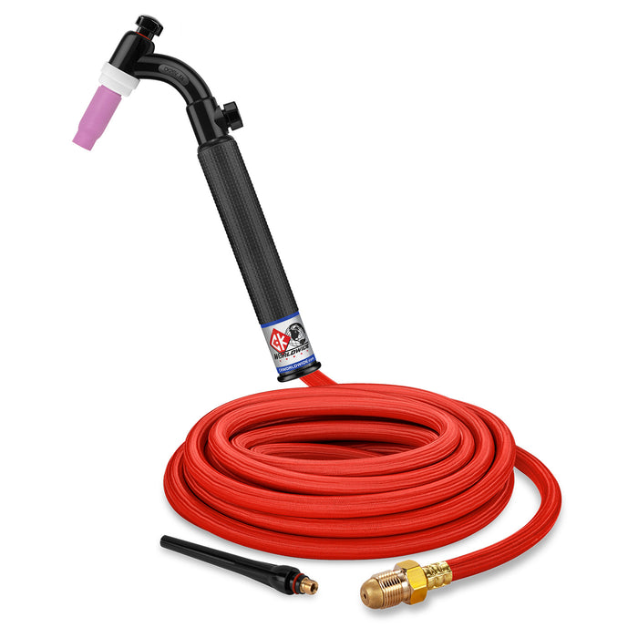 CK WORLDWIDE - CK26 TORCH PKG 200A - CK26V-25-RSF FX - 25 FT - WITH GAS VALVE - SUPERFLEX CABLE
