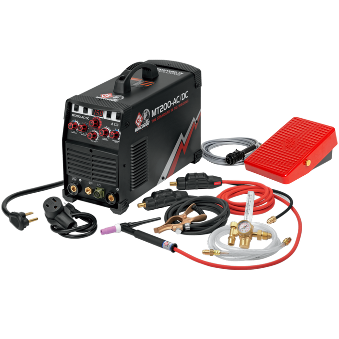 CK WORLDWIDE - TIG POWER SOURCE 200 AMP AC/DC - MT200-AC/DC-RC