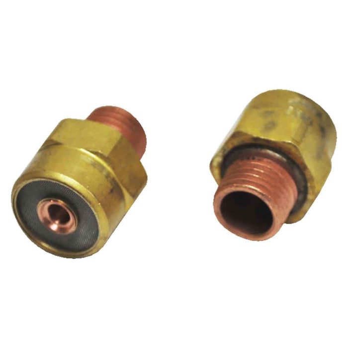 WELDCRAFT - GAS LENS COLLET BODY FOR TIG (PACK OF 2) - 1/8" (3.2MM) - 18GL18